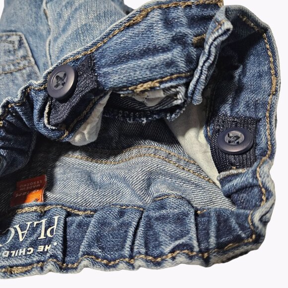 Childrens Place Jean Shorts Size 12 to 18 Months Baby Toddler Adjustable Waist - Picture 4 of 5